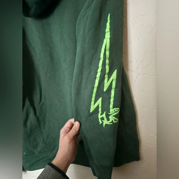 Authentic MR. Beast x Shrek Collab Hoodie Size Medium - Picture 3 of 4